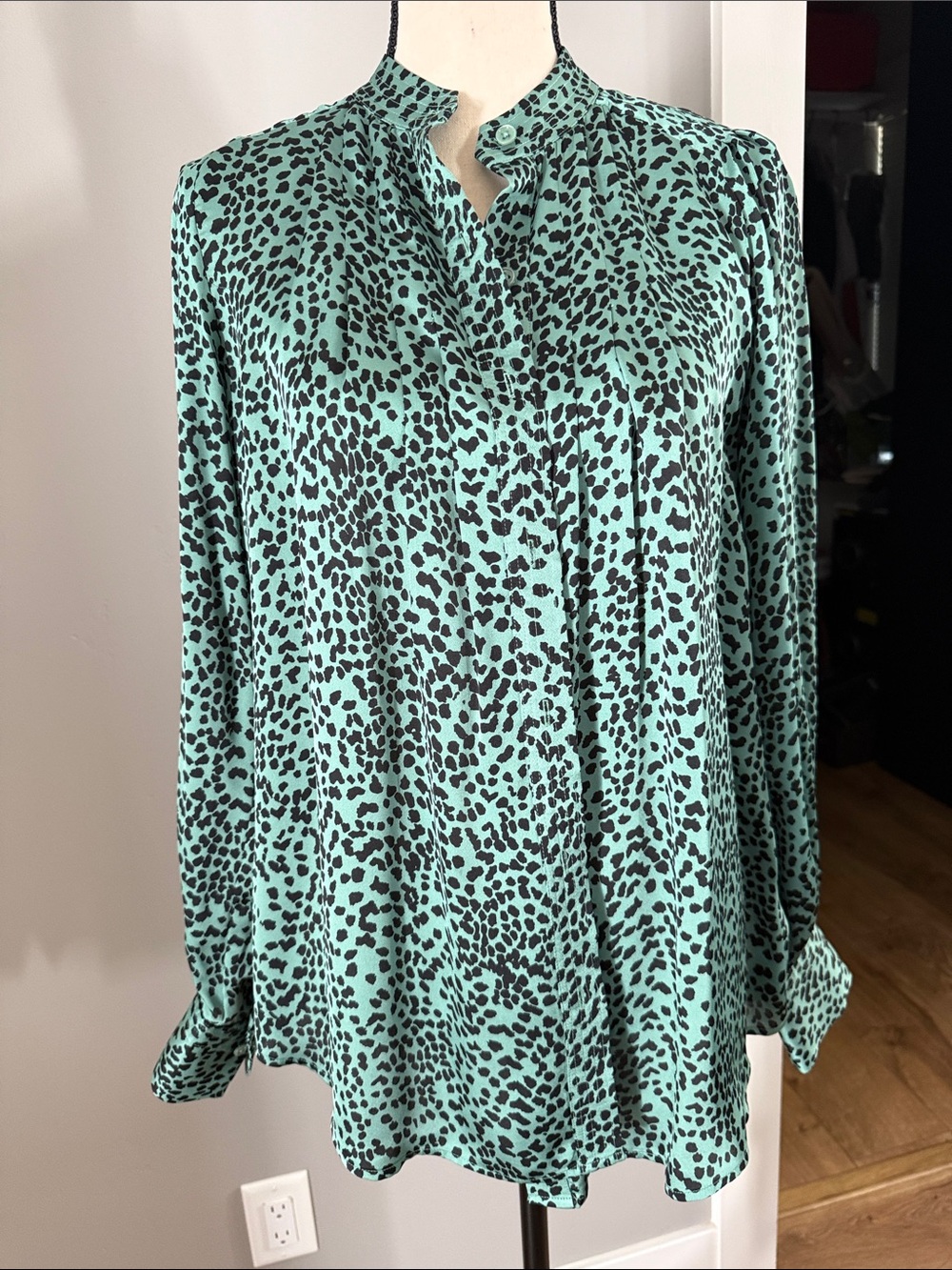 Green Print shirt